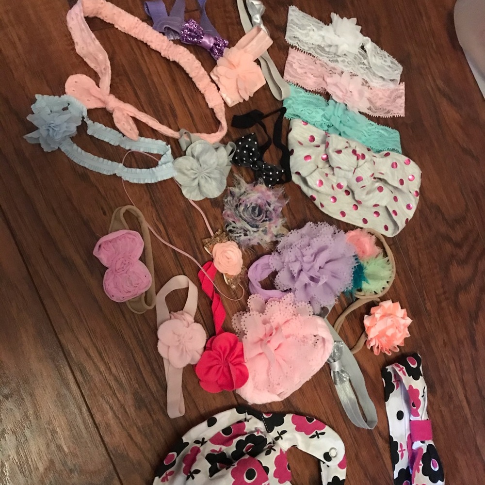 Baby bow lot